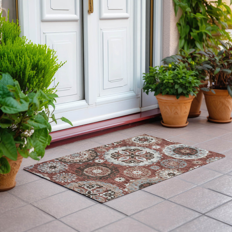  Tapis d'entrée / extérieur antidérapant Ferrand, Rectangle 1 pi 8 po x 2 pi 6 po