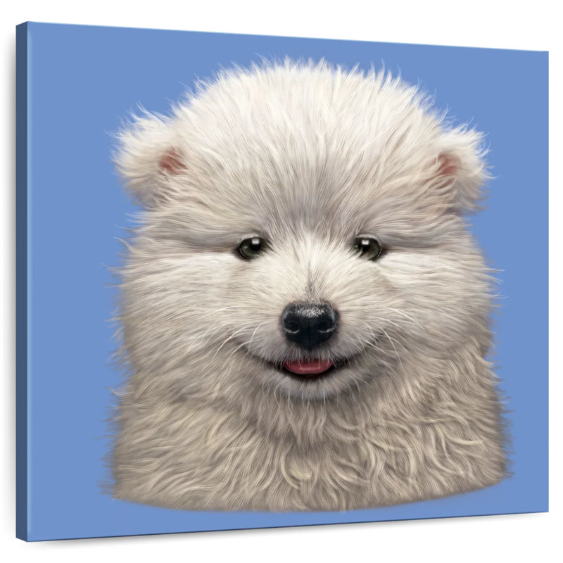 Brampt Samoyed Puppy, 24" H x 24" W