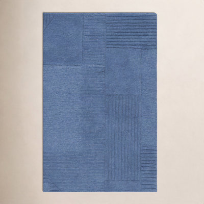 Ivanenko Hand Tufted Geometric Area Rug