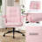 Swivel Office Chair Upholstered Home Office Chair  Adjustable Task Chair With High Back-202709621