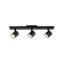Arnold 3-Head Black LED Track Lights