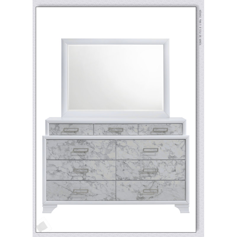 Commode en bois blanc Soul Soul