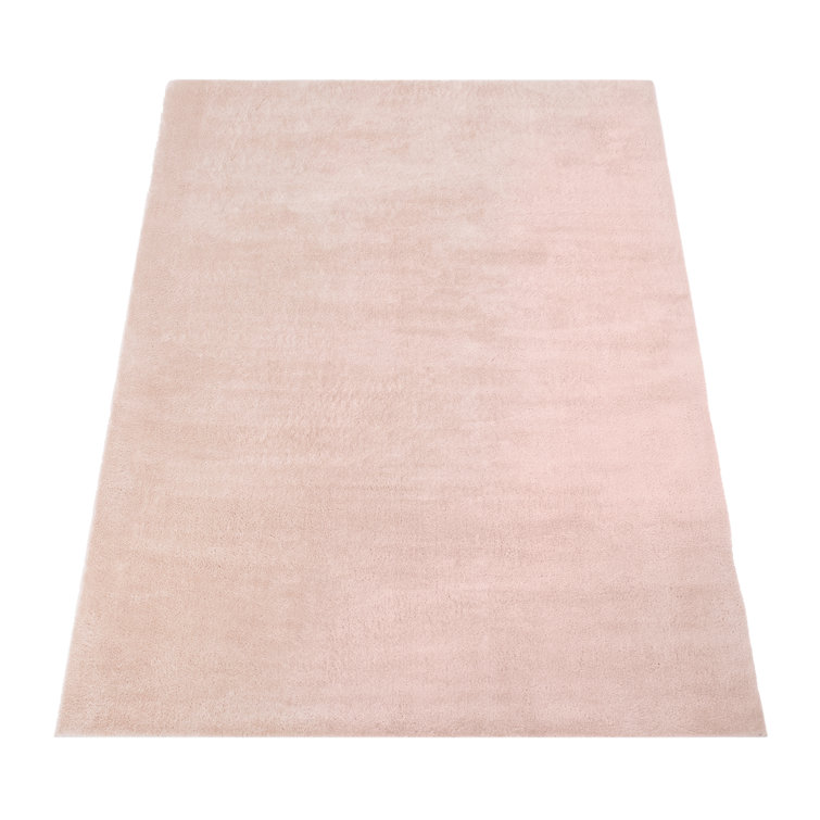 Anarely Shaggy Rug in Pink