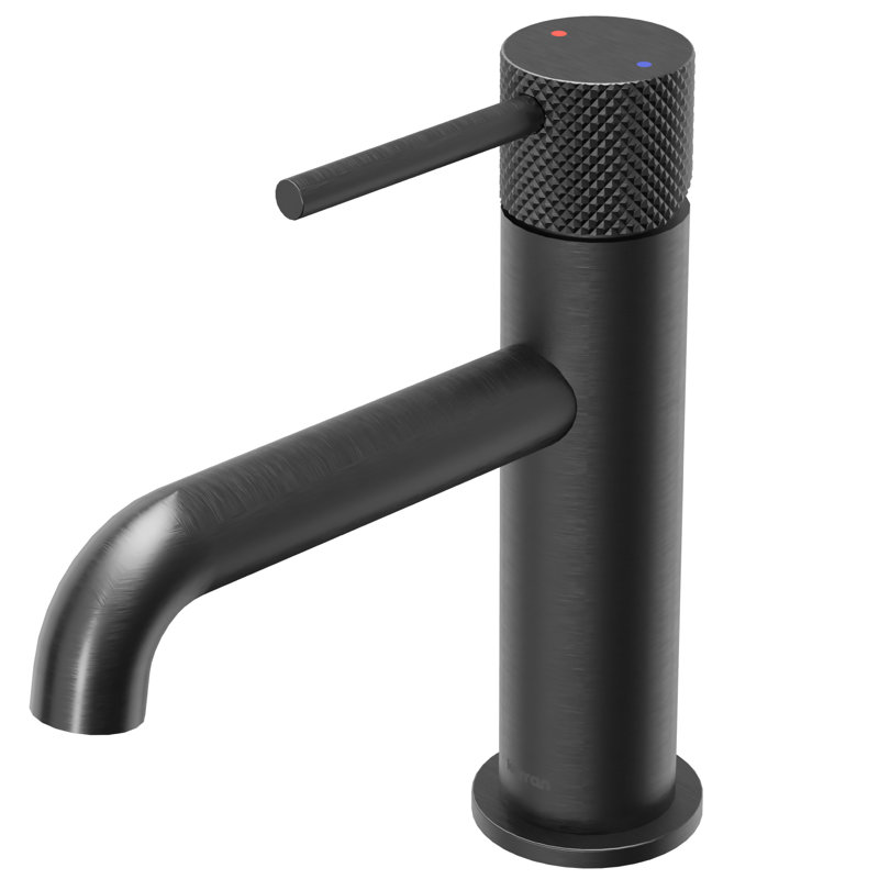 Tryst Single-handle Bathroom Faucet with Drain Assembly, Gunmetal Gray