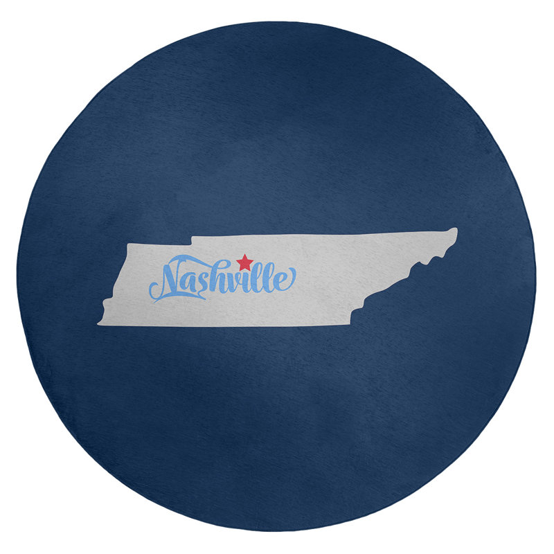 Tapis de l’de la nashville sports, Rond 5 pi