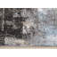 Tapis d'intérieur abstrait gris, bleu, blanc tissé-406713336