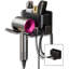 Séchoir à cheveux mural en aluminium et porte-accessoires-505086140