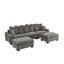 Canapé modulaire rembourré 5 pièces Kayoir-111222313
