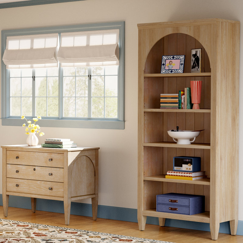 Birch Lane Gayle 78" H x 96" W Library Bookcase