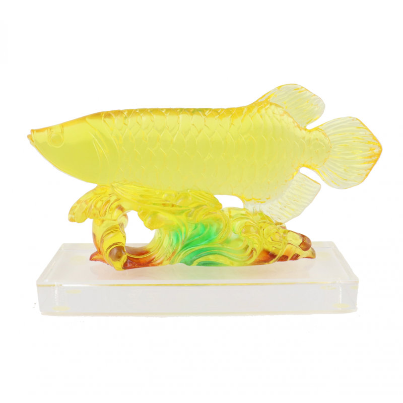 Statue poisson Feng Shui Arowana