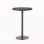 Table de bar d'extérieur ronde en PE 26 po Multibrown | Idée de cadeau