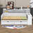 Tiaisha Full Size Multi-functional Bed with Two Storage Drawers and Study Desk-1340076097