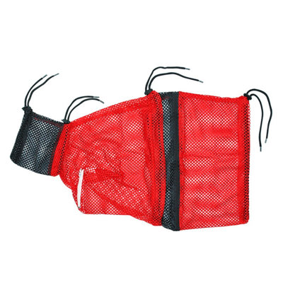 Cat Shower Net Bag Grooming Bathing Adjustable Washing Bag Multifunctional Cat Restraint Accessories Prevent Biting Scratching, Nail Trimming, Ears Clean, Keeping Calm, Red