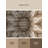 Machine Washable Paulett Posh & Luxe Starburst Rug in Brown – Binding-606987177