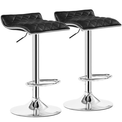 Aryelle Swivel Adjustable Height Stool by Wade Logan