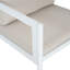 Chaise de salle à manger d'extérieur en aluminium avec coussins hydrofuges Aurevia-1870067043
