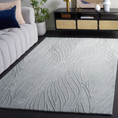 Laine touffetée à la main Glamour Viscose Tapis d'intérieur en coton