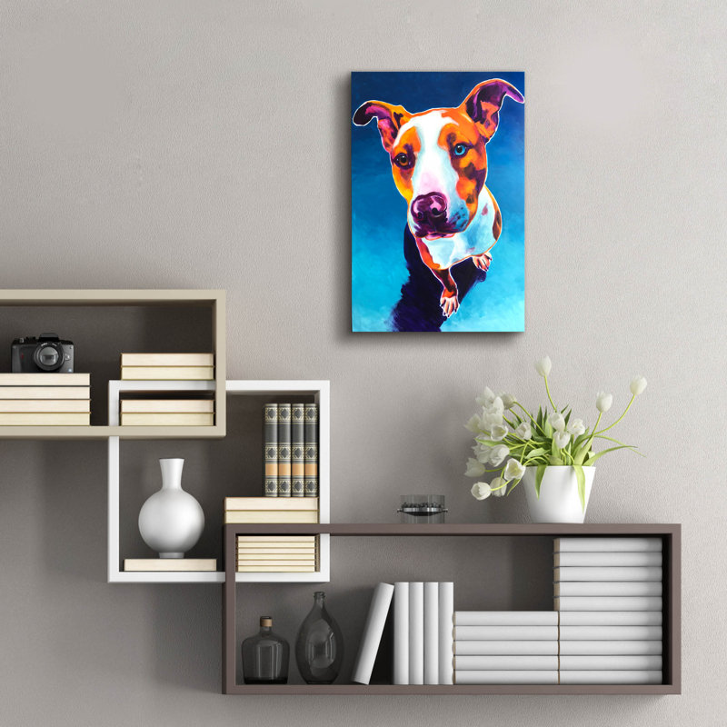 «Pit Bull - Bentley» par Dawg Painter, H 24 po x l 16 po