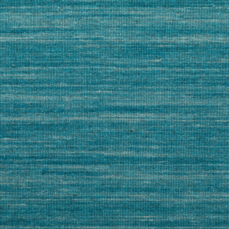 Poga Wool Hand Woven Area Rug, Runner 60 x 120cm , Turquoise