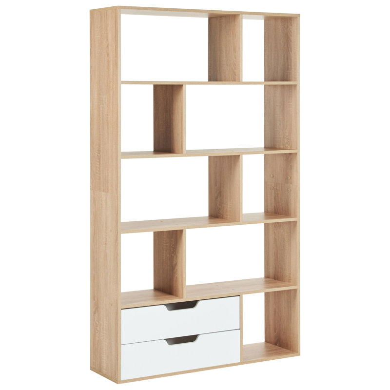 WADENA 185cm H x 110cm W Particle Board Bookcase