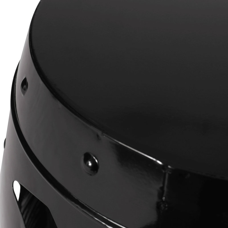 Table de bout en métal - Grand, pour espace extérieur, Noir