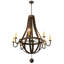Barrel Stave 8 - Light Chandelier