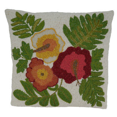Rosamund Square Cotton Pillow Cover & Insert