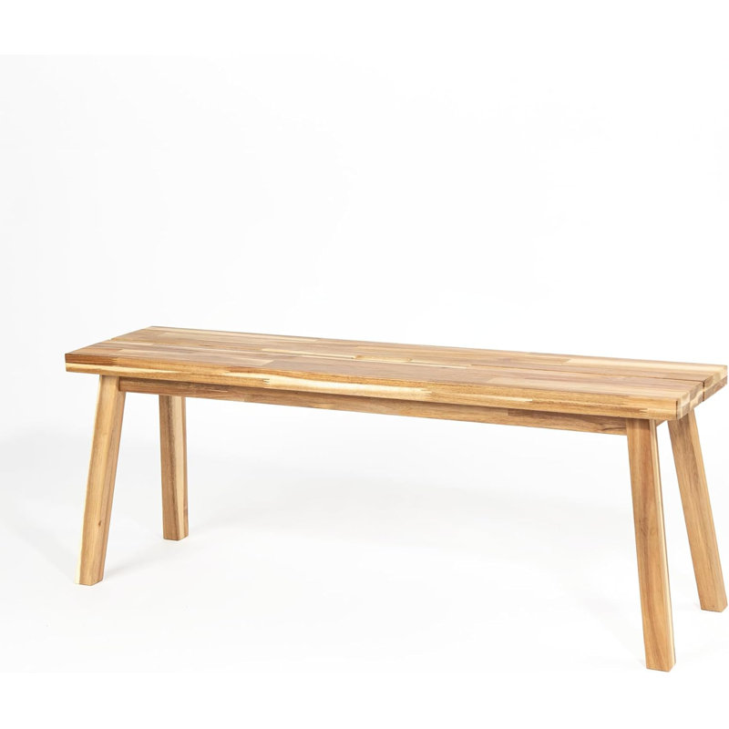 Banc de salle à manger Hollandsworth , H 17,80 po x l 47,30 po x P 11,40 po