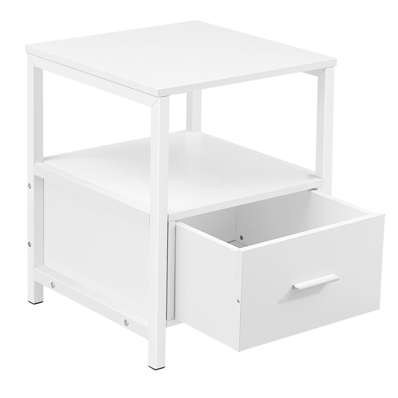 Kempst 15.7'' W Nightstand, White