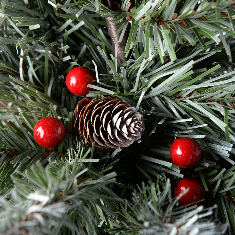 Lighted Artificial Spruce Christmas Tree, 12ft H x 6.5ft W x 6.5ft D