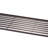 TRINITY Dark Bronze 3-Tier Decorative Steel Slat Shelving Unit (36 in. W x 35 in. H x 14 in. D)