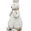 Lapin en magnésium texturé blanc