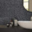 Carreau de mosaïque mural en verre recyclé hexagonal 12 po x 12 po-90069370