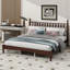 Lit plateforme en bois avec tête de lit style gourde-1654359562