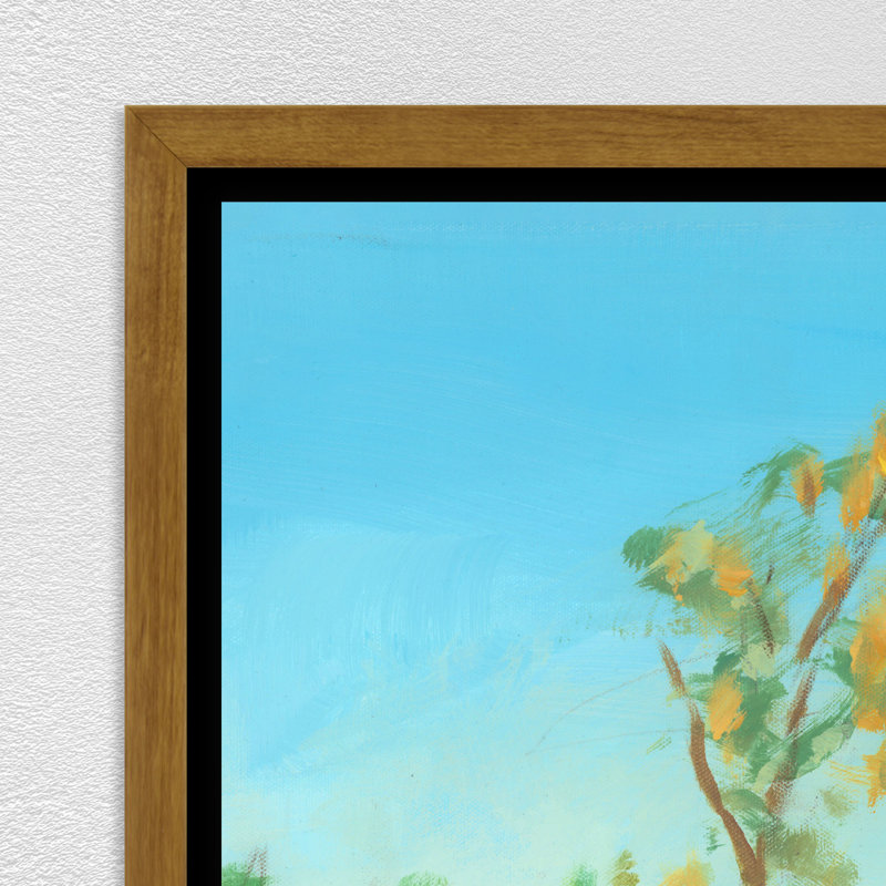 A Quiet View II Painting by Mark Sargent, Glass Coat, 25.75" H x 31.75" W