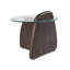 Columnia Glass End Table