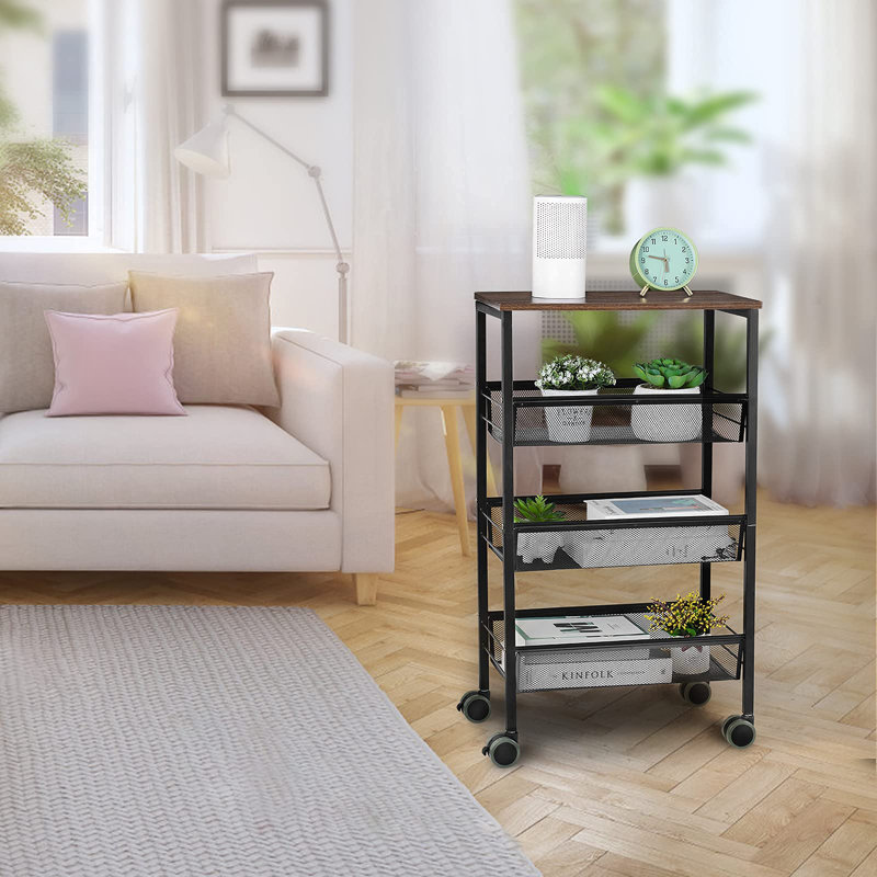 Jorid 17.3 " W Kitchen Cart