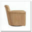 Fauteuil d'appoint pivotant en similicuir-824020349
