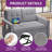 54" Wide 3-In-1 Convertible Reclining Sleeper Sofa With Power Outlets-530052369