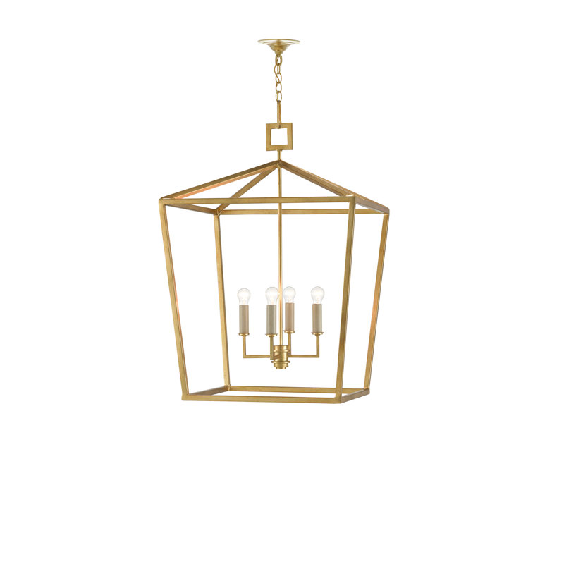 Denison 4 - Light Chandelier, Gold