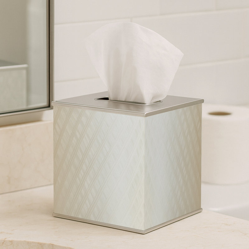 Tissue Box Cover Bathroom Tray Tumbler