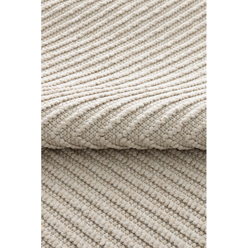 Luxurious Cream Area Rug, 6.6 x 9.5 Feet | 100% Polypropylene, Machine Woven, Woven Underside, Digital Printing | Soft, Durable, Easy to Clean | Perfect for Living Room, Bedroom, and Modern Home Décor