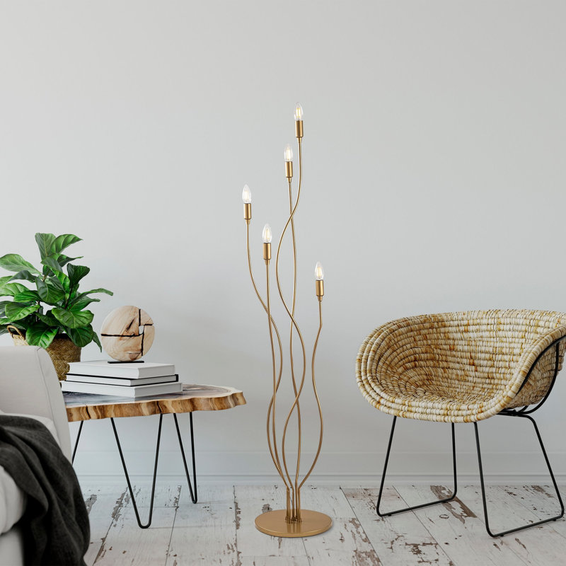 13.755'' Novelty Floor Lamp, Gold