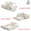 Lit 3-en-1 pliable Marcella-2141343286