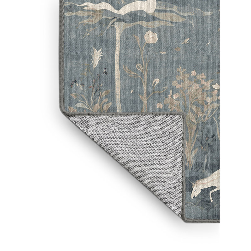 Tapis gris lavable à la machine, Tapis de couloir 2 pi x 4 pi