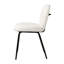 Hessmer 49cm H Upholstered Metal Upholstered Back Side Chair in Cream