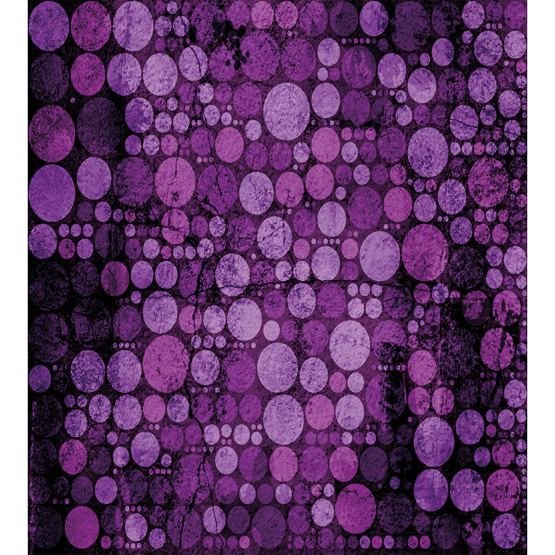 Indigo Glam Polyester Dots Duvet Cover, Twin