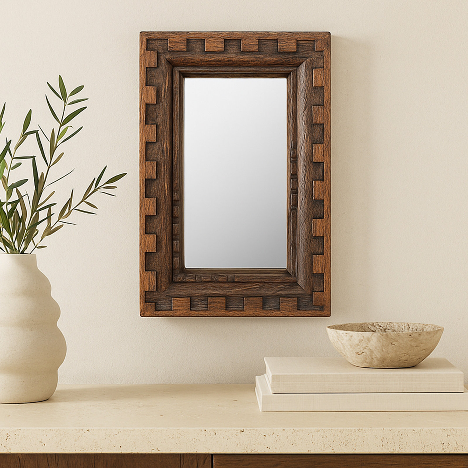 Holland 12" Mango Accent Mirror