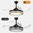 Kashyia 42'' Ceiling Fan with LED Lights