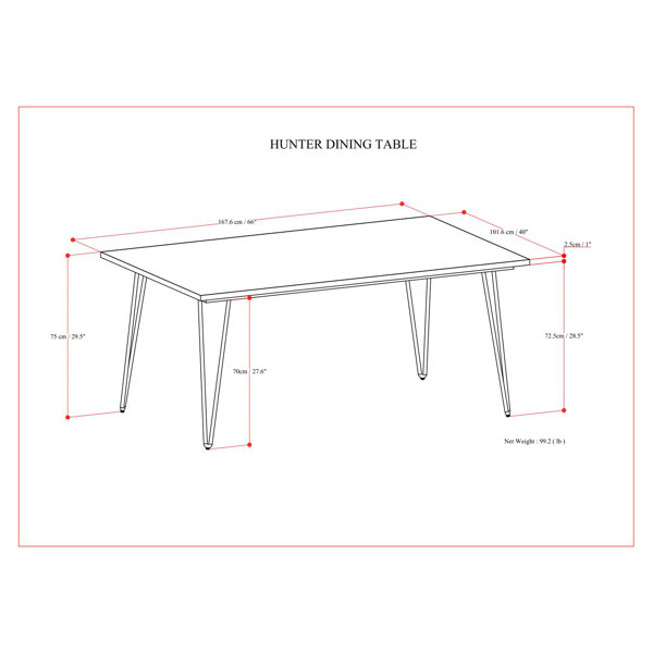 Dimensions du produit